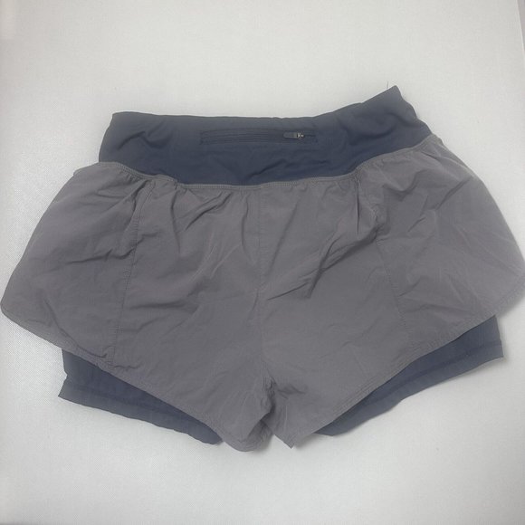 Soothfeel Shorts Womens Medium Gray Running Workout Athletic Biker Yoga Gym - Picture 2 of 8